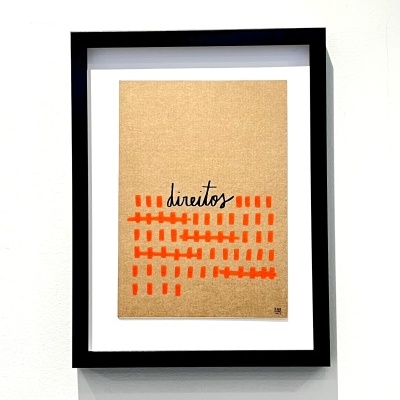 ORIGINAL COM MOLDURA "DIREITOS" MARTA NUNES