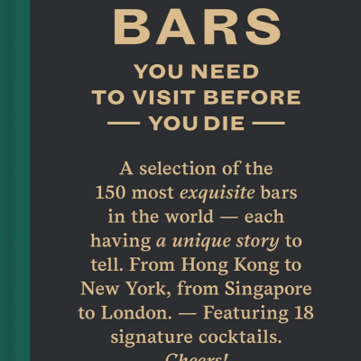 LIVRO "150 BARS YOU NEED TO VISIT BEFORE YOU DIE" BOOKSPEED