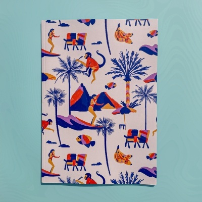 CADERNO A4 "WELCOME TO THE JUNGLE" TYPRU