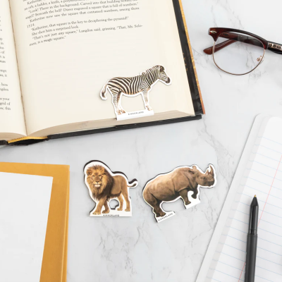 AFRICAN MAMMALS BOOKMARK S/3 KIKKERLAND