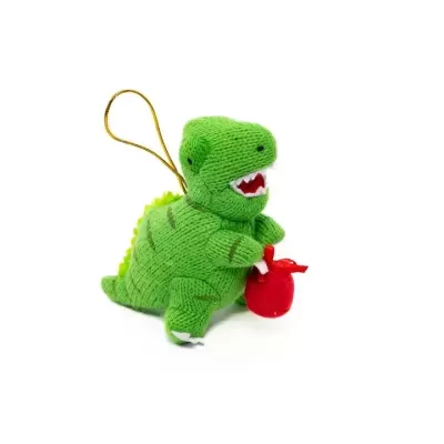 ENFEITE DE NATAL T-REX COM PRESENTE BEST YEARS LTD