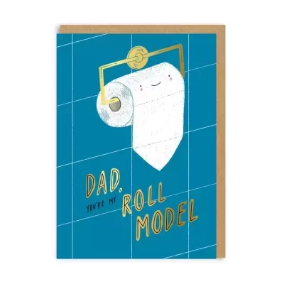 GREETING CARD ROLL MODEL DAD OHH DEER