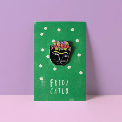 CAT ARTIST PIN FRIDA CATLO NIASKI