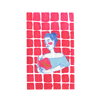 ILUSTRAÇÃO "14. TUDO SÃO HISTÓRIAS DE AMOR" INÊS FONSECA