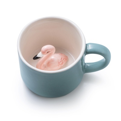 CANECA ANIMAL FLAMINGO DONKEY