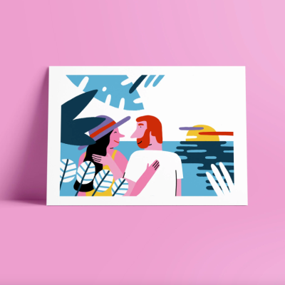 ROMANTIC VACATION A4 DIGITAL PRINT ANA SEIXAS