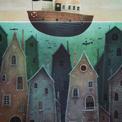 ILUSTRAÇÃO "PIRATE BOAT" FRANCISCO FONSECA