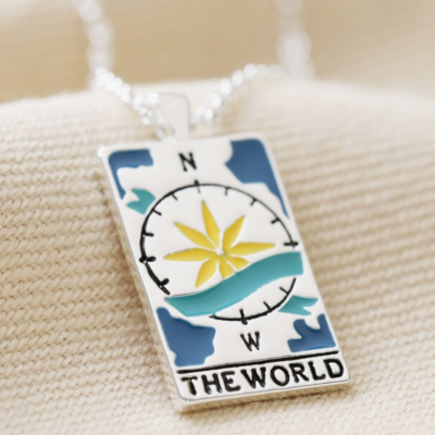 COLAR PRATA "THE WORLD" LISA ANGEL