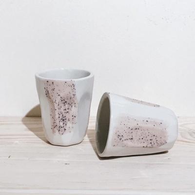 COPO PINCELADO "SCABIOSA ROSA" MANU SOUZA