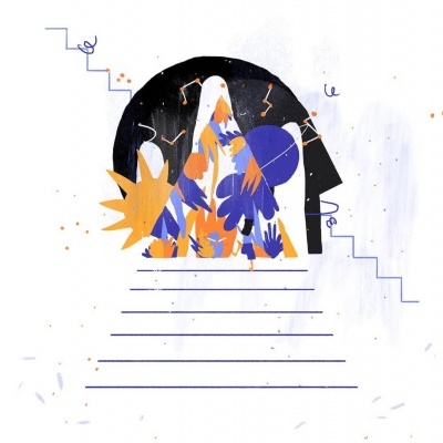 ILUSTRAÇÃO " DREAMS I "- CATPIVARA