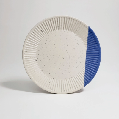 PRATO REFEIÇÃO AZUL TÁLIA PÓ DE BARRO