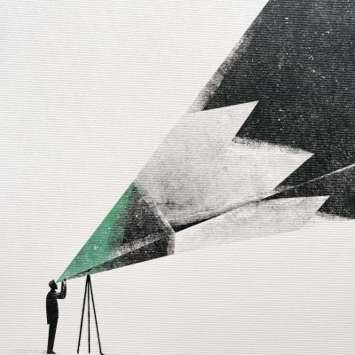 ILUSTRAÇÃO BORDADA "SOU O QUE IMAGINO (LÁPIS 4)" CATARINA PAULO