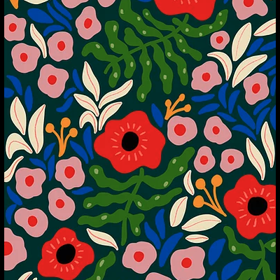 ILUSTRAÇÃO "GREEN POPPIES" TERESA REGO