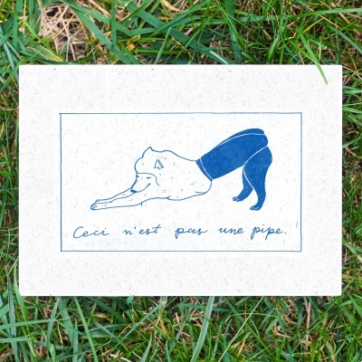 ILUSTRAÇÃO "CECI N'EST PAS UNE PIPE" DE SARA FELGUEIRAS