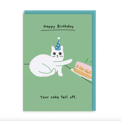 Postal "Your Cake Fell Off " OHH DEER
