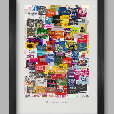 THE MEANING OF LIFE - SONG POSTER A3 THE NORTHERN LINE