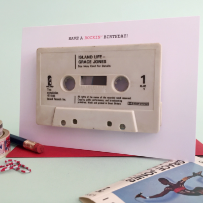 HAVE A ROCKIN' BIRTHDAY GREETING CARD FRACAS STUDIOS