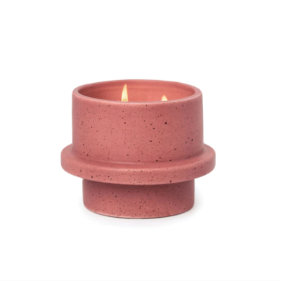 SPECKLED CERAMIC CANDLE RED DESIGNWORKS COLLECTIVE