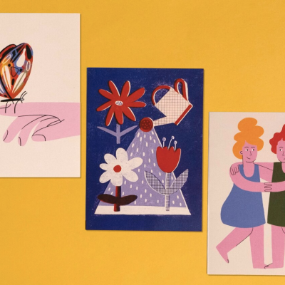 POSTAL DOBRADOS VÁRIOS MATILDE HORTA