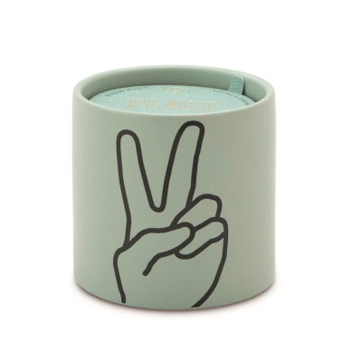 IMPRESSIONS CERAMIC CANDLE 163G MINT - PEACE- LAVENDER & THYME DESIGNWORKS COLLECTIVE
