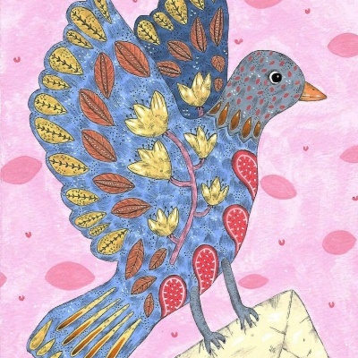 ILUSTRAÇÃO " LOVE LETTERS " DIANA COSTA