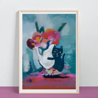 ILUSTRAÇÃO A4 "Catisse Flowers" NIASKI