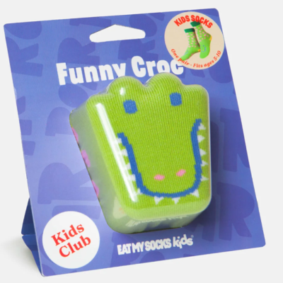 FUNNY CROCODILE KIDS EAT MY SOCKS