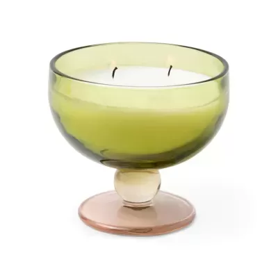 AURA TINTED GLASS GOBLET (170G) - MISTED LIME DESIGNWORKS COLLECTIVE