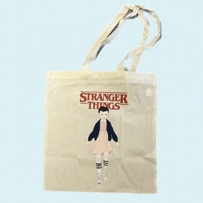 TOTE BAG "STRANGER THINGS" LEONOR FEIJÓ