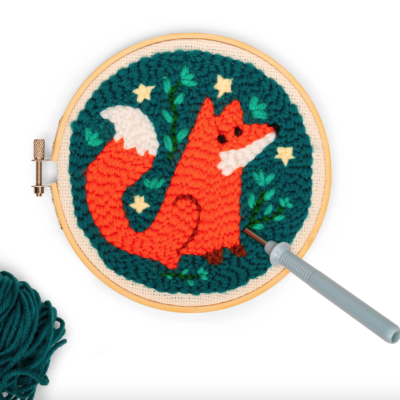 PUNCH NEEDLE KIT - FOX KIKKERLAND
