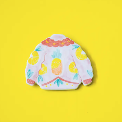 Ceramic Pineapple Vest #1 THE BAITAY