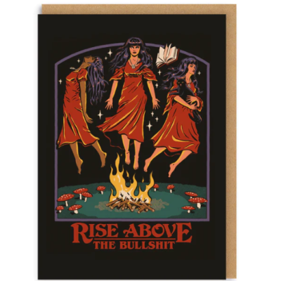 Rise Above Greeting Card OHH DEER