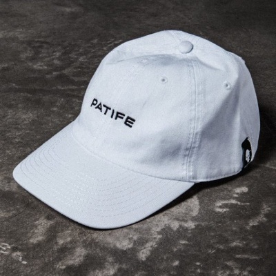 DAD HAT PATIFE COTTON WHITE