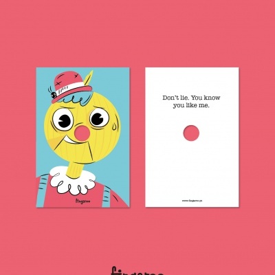 POSTAL INTERATIVO "PINÓQUIO" FINGAROO