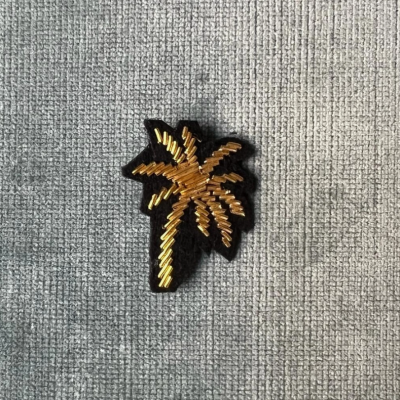 BROOCH "GOLD PALM" JUDITH LACROIX