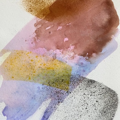 AGUARELA "SEM TÍTULO 3" ISABEL MONTEIRO