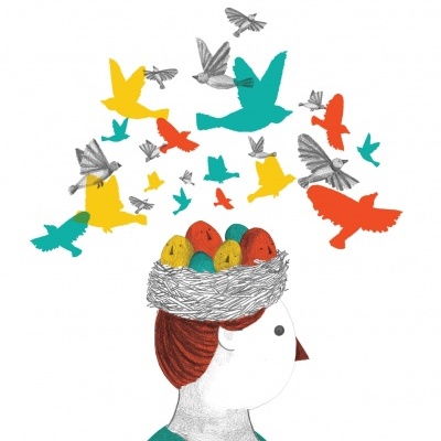 ILUSTRAÇÃO "NINHO ABANDONADO" ANA RITA ROBALO