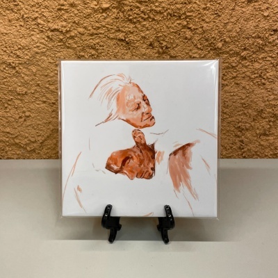 AZULEJO "ABRAÇA" ANA LUÍSA ALMEIDA