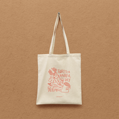 TOTE BAG "SMASH THE PATRIARCHY" BOGLÁRKA BALOGH