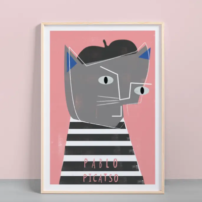 ILUSTRAÇÃO A4 "Pablo Picatso" NIASKI