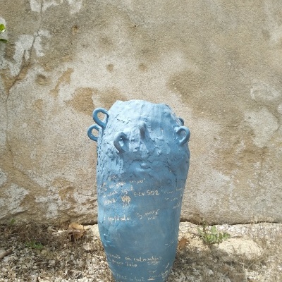 JARDIM ENCANTADO - "VASO AZUL" -  CYRIELLE MARCHETTI