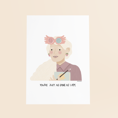 ILUSTRAÇÃO "LUNA LOVEGOOD" ADRIANA FONTELAS