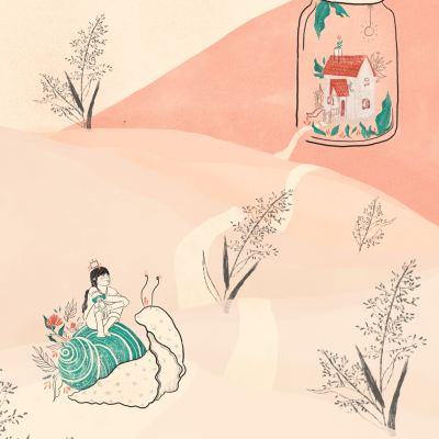 ILUSTRAÇÃO "A SAUDADE É UMA JORNADA" CAROL GAESSLER