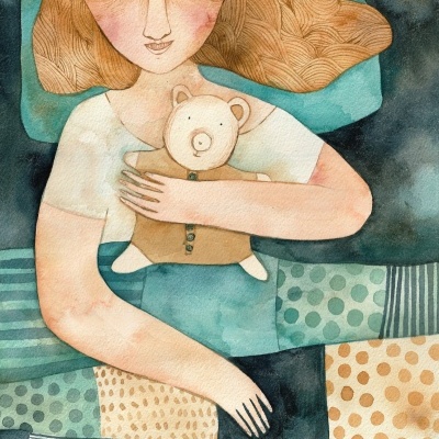 POSTAL 129 "THE LANGUAGE OF A BEAR" MIRJAM SIIM