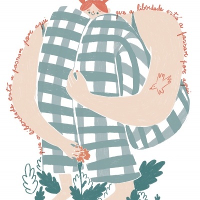 ILUSTRAÇÃO "QUE A LIBERDADE ESTÁ A PASSAR POR AQUI" GAMBUZINO (MARGARIDA ELOY)