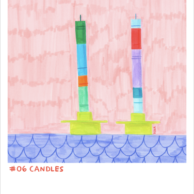 ILUSTRAÇÃO "#06 CANDLES" KIKA