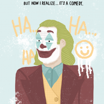 ILUSTRAÇÃO “CARTAZ I - JOKER” ADRIANA FONTELAS