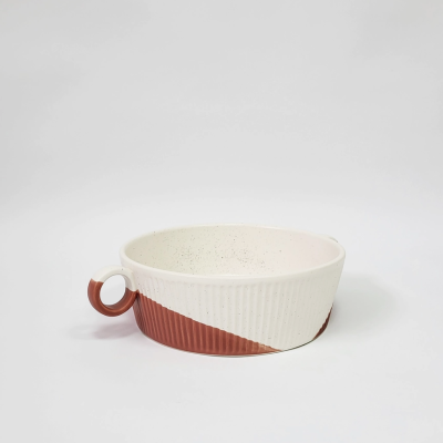 TAÇA TÁLIA TERRACOTA PÓ DE BARRO