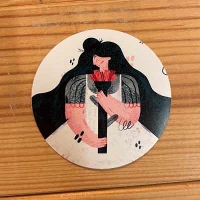 AUTOCOLANTE "ALIADAS E BEM CUIDADAS" CATPIVARA