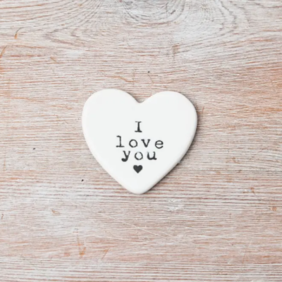 TOKEN CORAÇÃO "I LOVE YOU" GAINSBOROUGH GIFTWARE